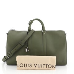 Louis Vuitton Keepall Bandouliere Bag Nomade Leather 45