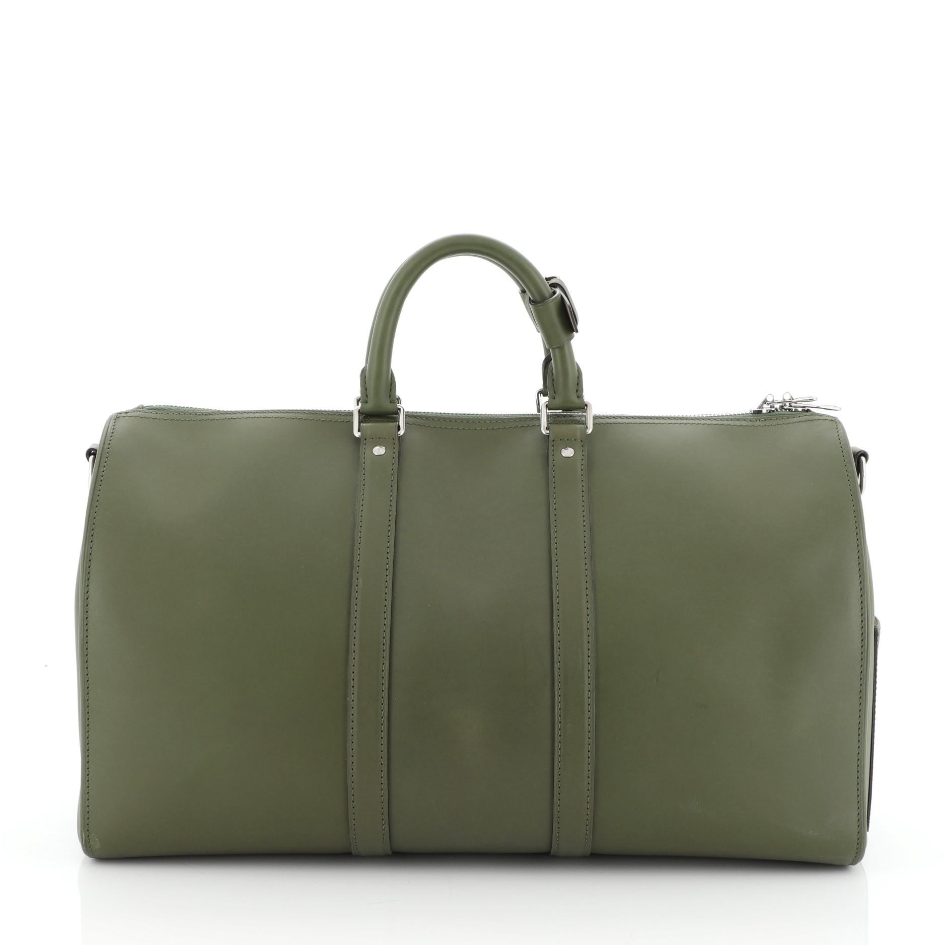 Louis Vuitton Keepall Bandouliere Bag Nomade Leather 45 In Fair Condition In NY, NY