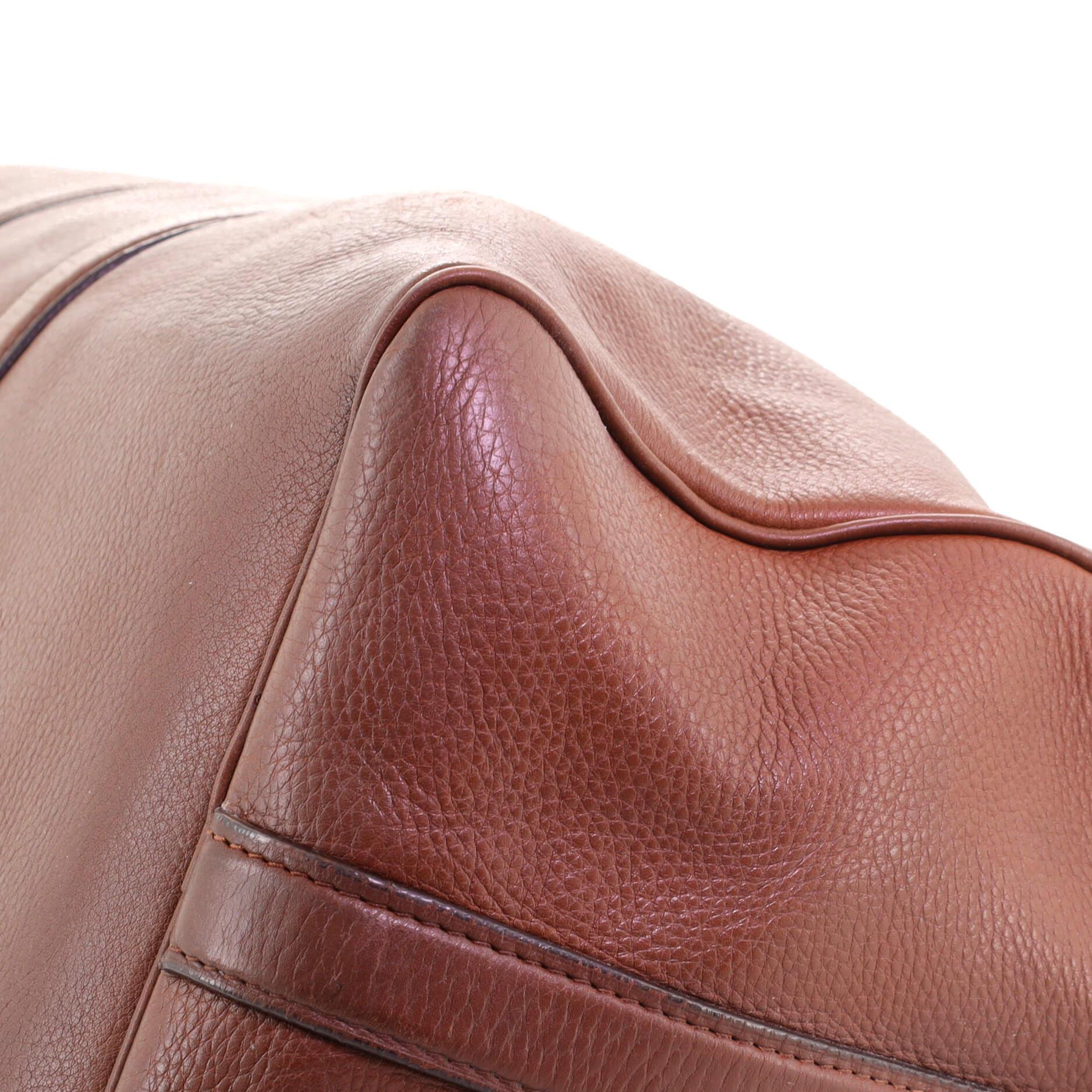 Louis Vuitton Keepall Bandouliere Bag Nomade Leather 45 In Fair Condition In NY, NY