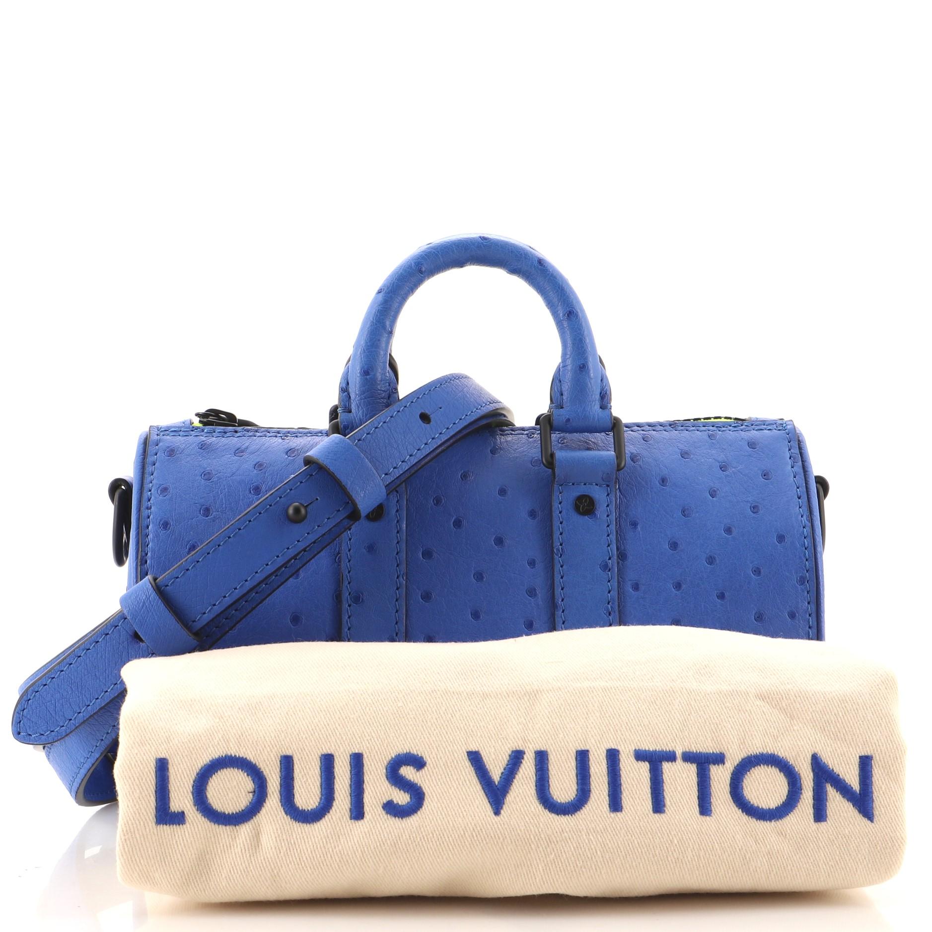 Louis Vuitton x Virgil Abloh Monogram PVC Prism Keepall Bandoulière 50 - Handbag | Pre-owned & Certified | used Second Hand | Unisex