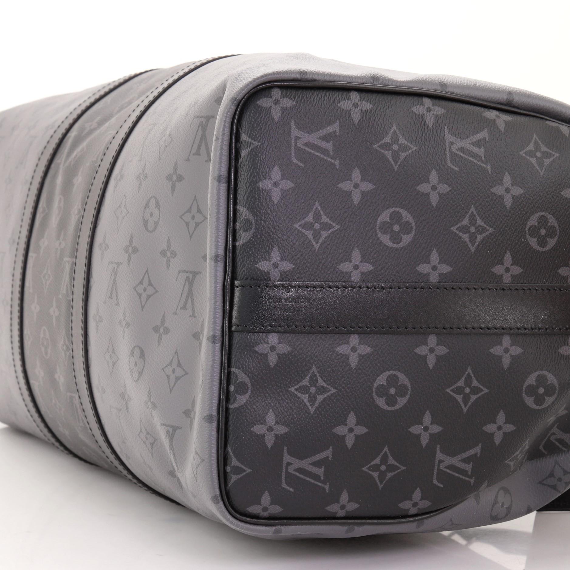 Louis Vuitton Keepall Bandouliere Bag Reverse Monogram Eclipse 50 2