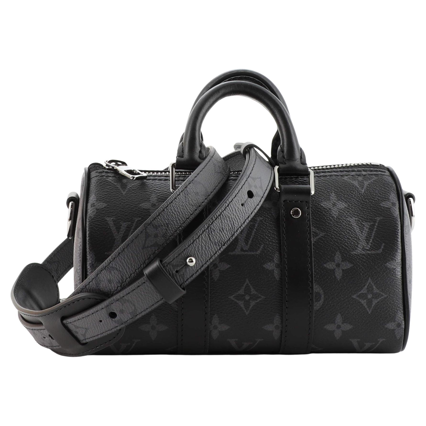 Louis Vuitton Keepall XS Monogram Eclipse Reverse Black in Coated  Canvas/Leather with Silver-tone - US