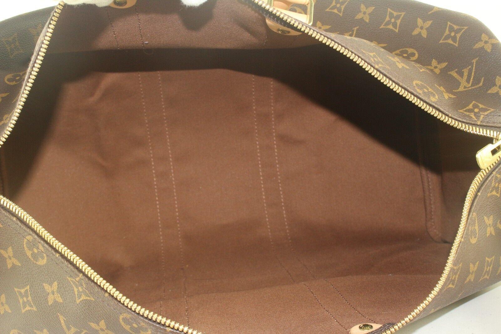 Louis Vuitton Keepall Bandouliere Duffle 45 Brown Canvas 8LV810K 5