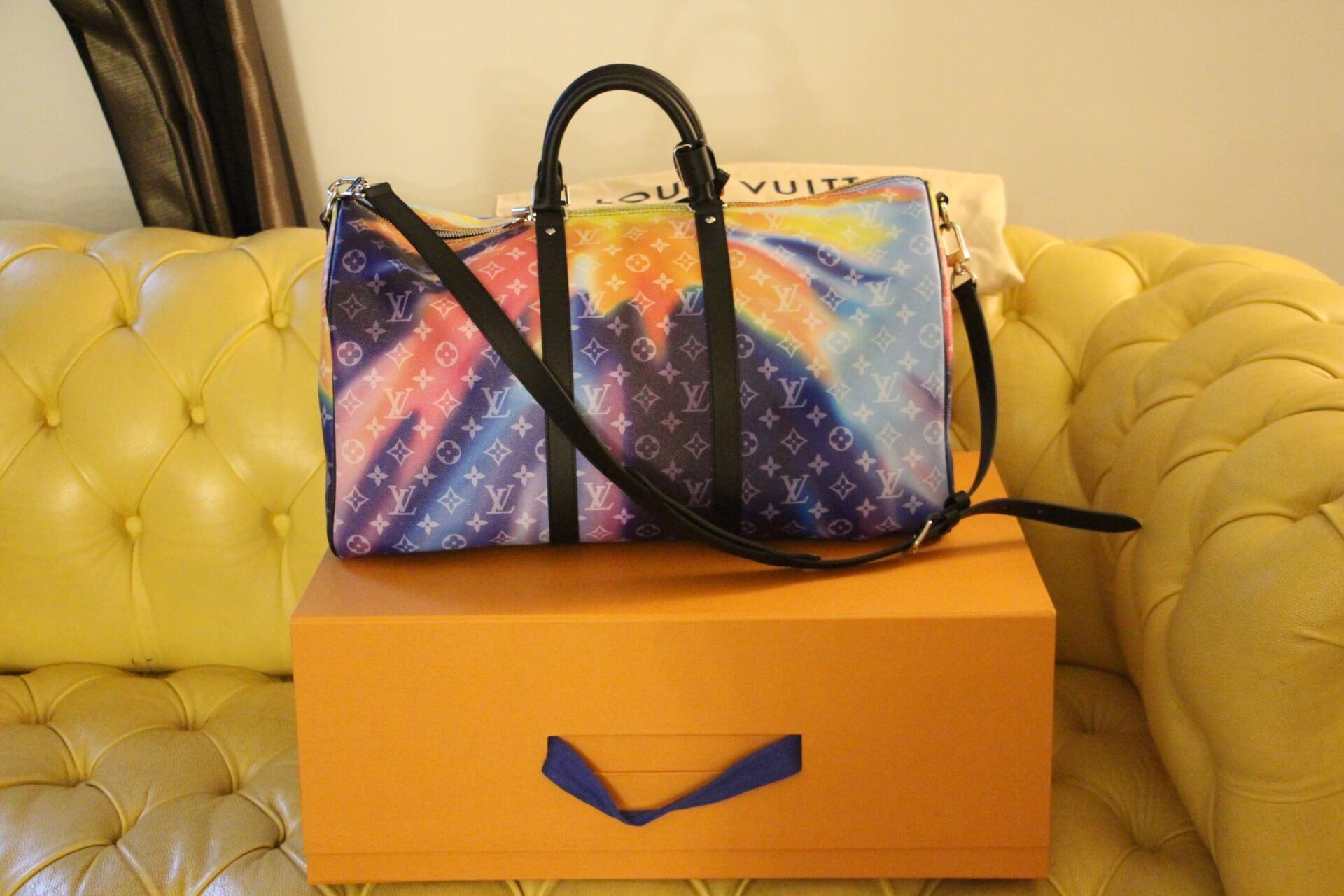 Louis Vuitton Keepall Bandouliere, Very Limited Sunset Edition by Virgil Abloh 8