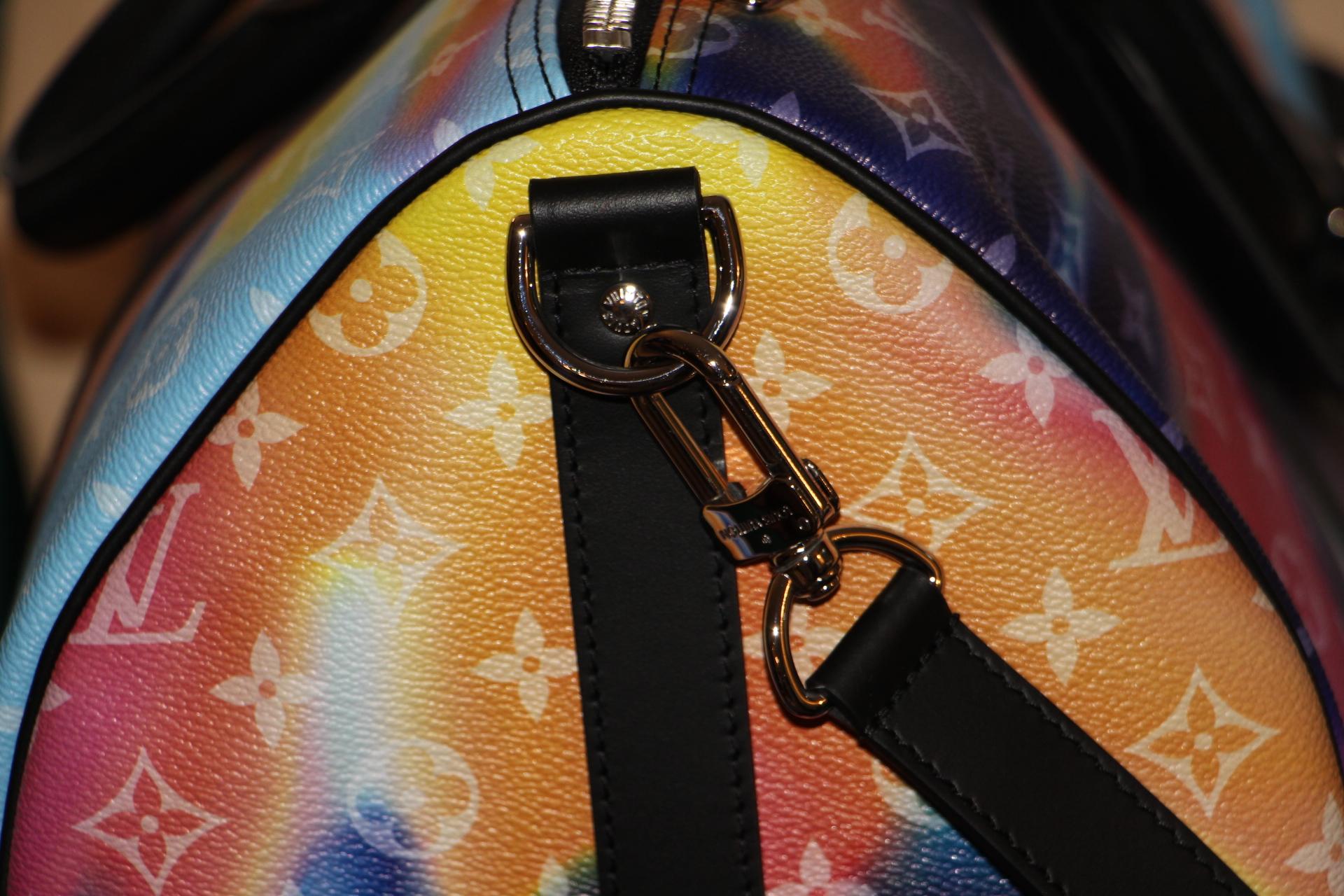 Women's or Men's Louis Vuitton Keepall Bandouliere, Very Limited Sunset Edition by Virgil Abloh