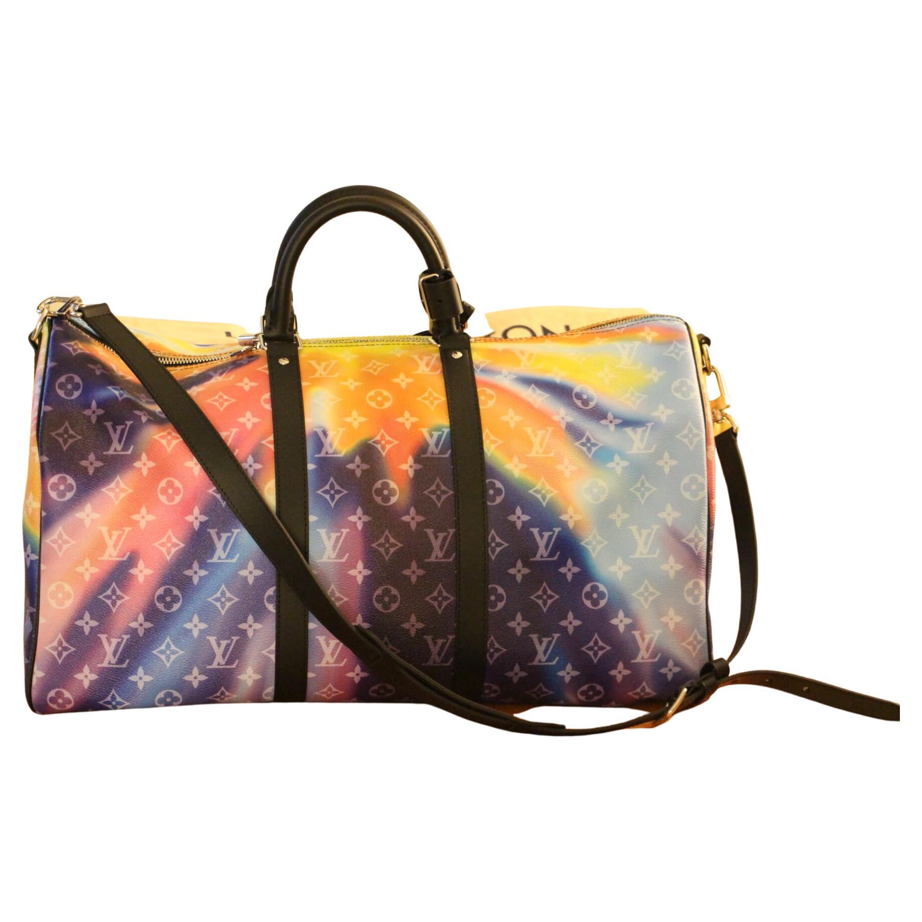 Decode bestøve at opfinde Louis Vuitton Keepall Bandouliere, Very Limited Sunset Edition by Virgil  Abloh at 1stDibs | virgil abloh keepall, louis vuitton sunset keepall, louis  vuitton keepall virgil abloh