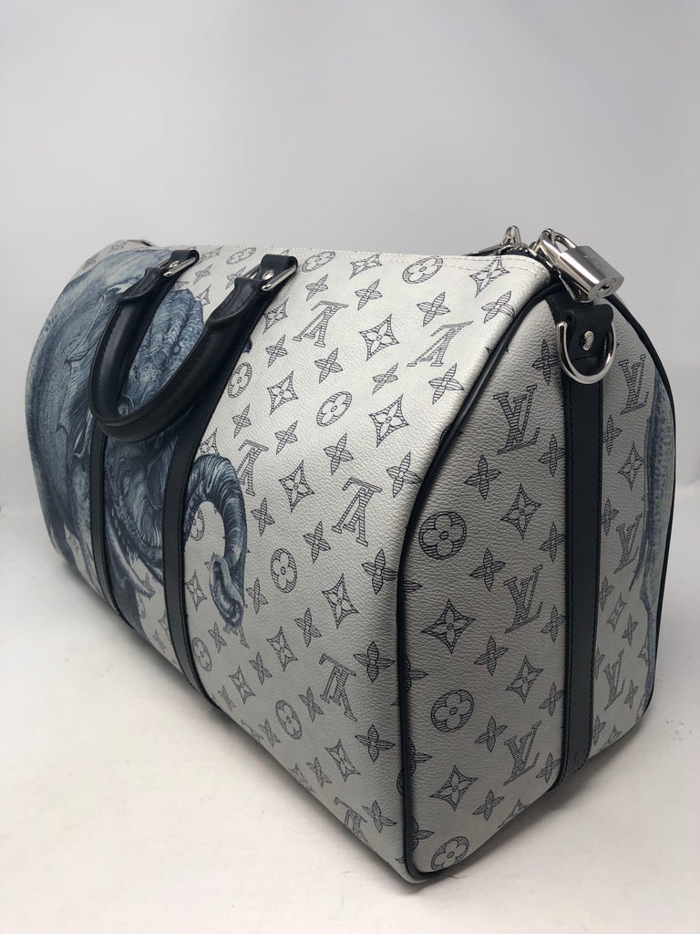 Louis Vuitton Keepall Chapman Brothers Bandouliere For Sale at 1stdibs