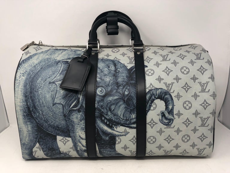 Louis Vuitton Keepall Chapman Brothers Bandouliere For Sale at 1stdibs