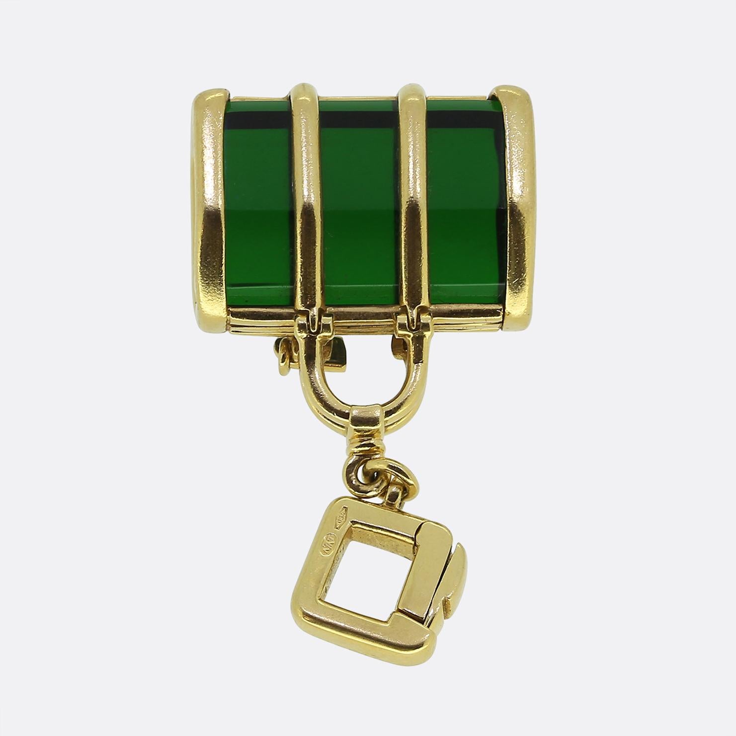 Pendentif à breloques Louis Vuitton Keepall en vente 1