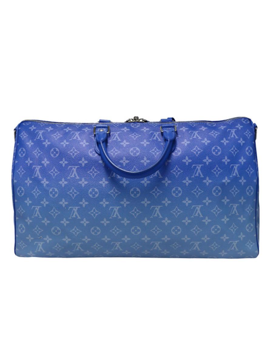 Bleu Louis Vuitton Keepall Cloud by Virgil Abloh en vente