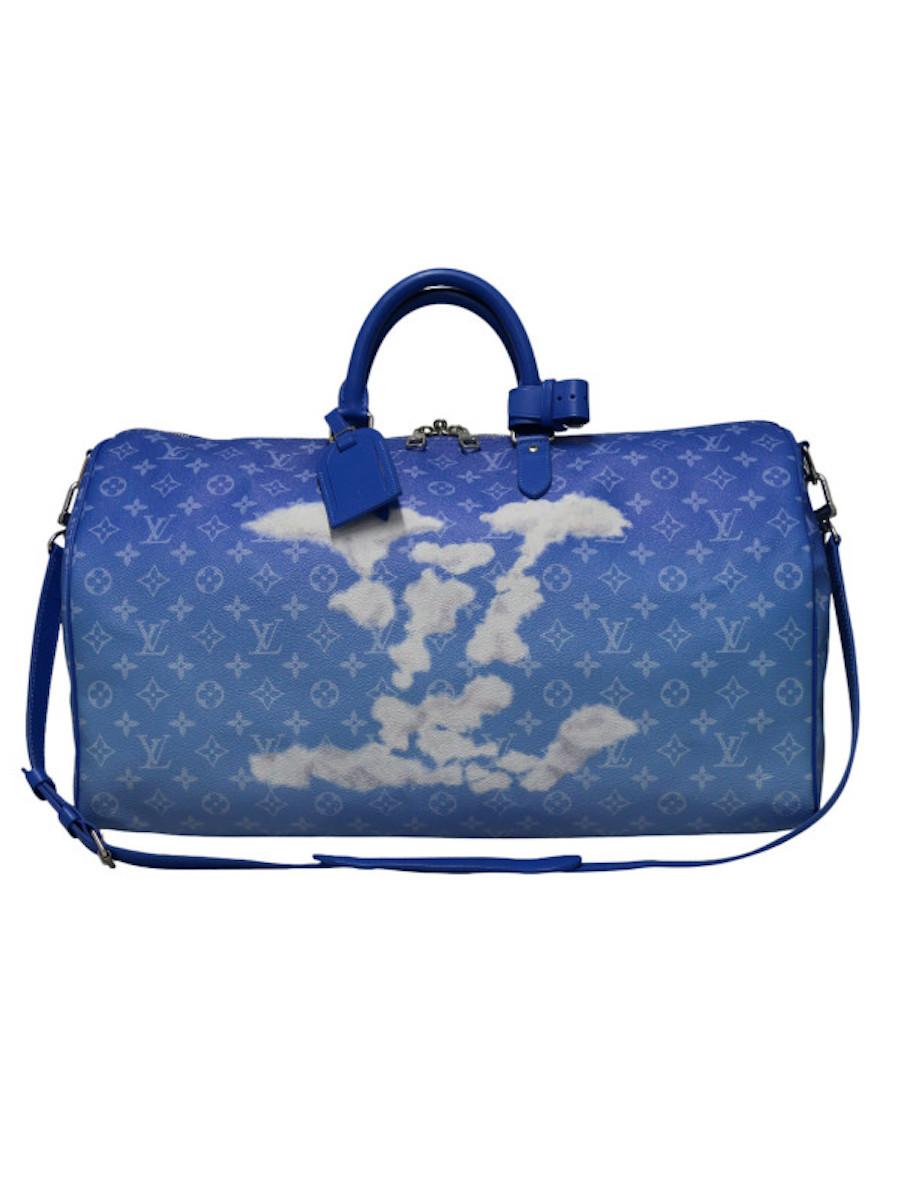 Louis Vuitton Keepall Cloud by Virgil Abloh Bon état - En vente à Paris, FR
