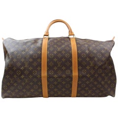 Louis Vuitton Keepall Duffle Monogram 60 869085 Brown Canvas Weekend/Travel Bag