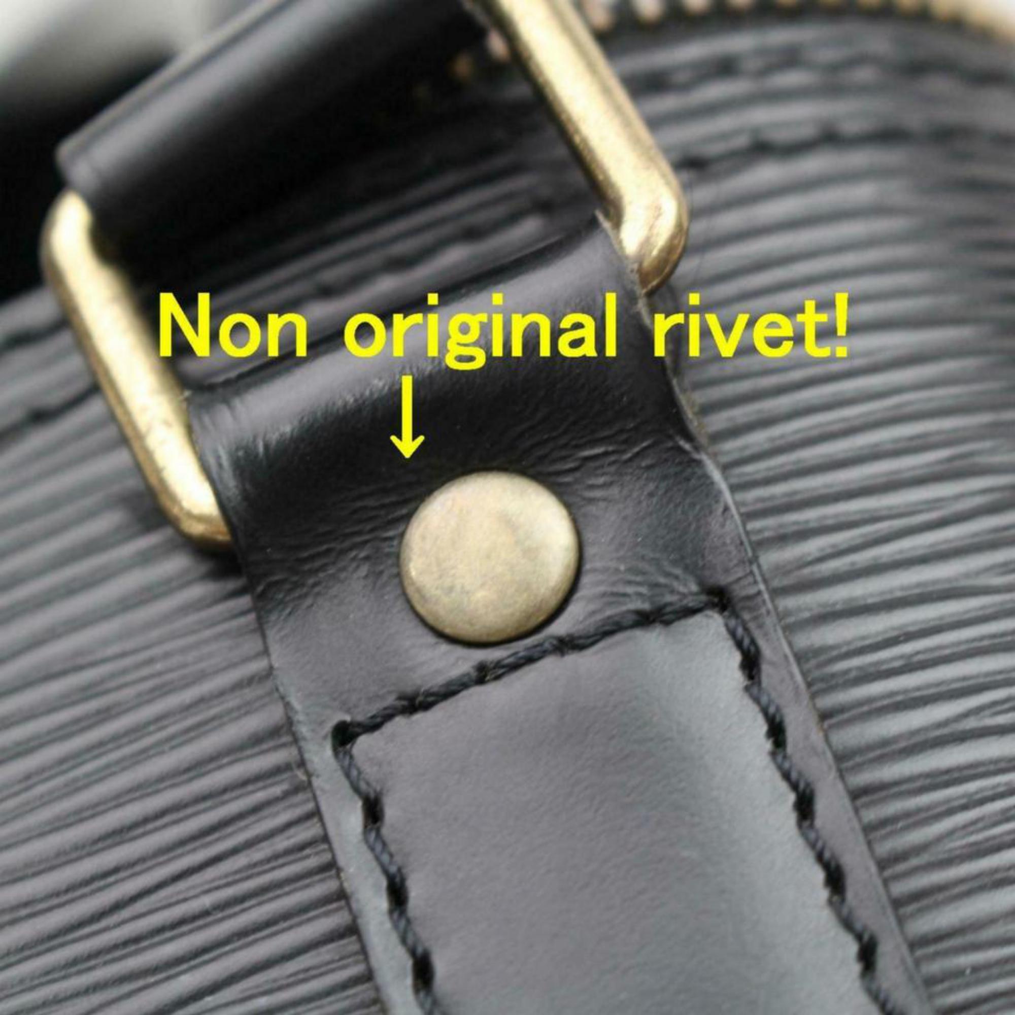Louis Vuitton Keepall Duffle Noir 50 Mm 870239 Black Leather Weekend/Travel Bag For Sale 8