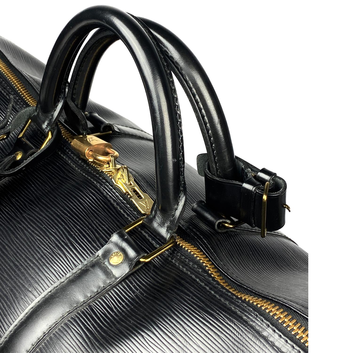 Femenino o masculino Bolsa de fin de semana Louis Vuitton Keepall Epi 50 en venta