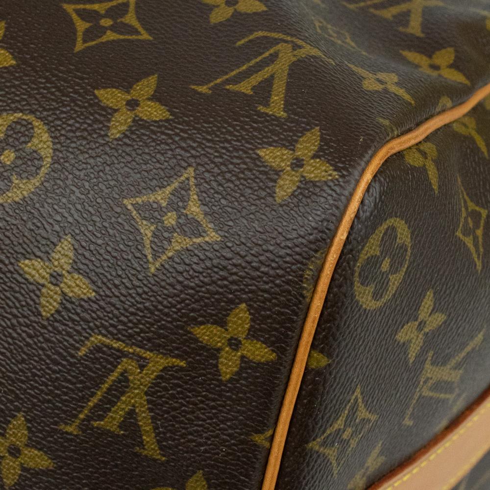 Louis Vuitton, Keepall in brown canvas 6