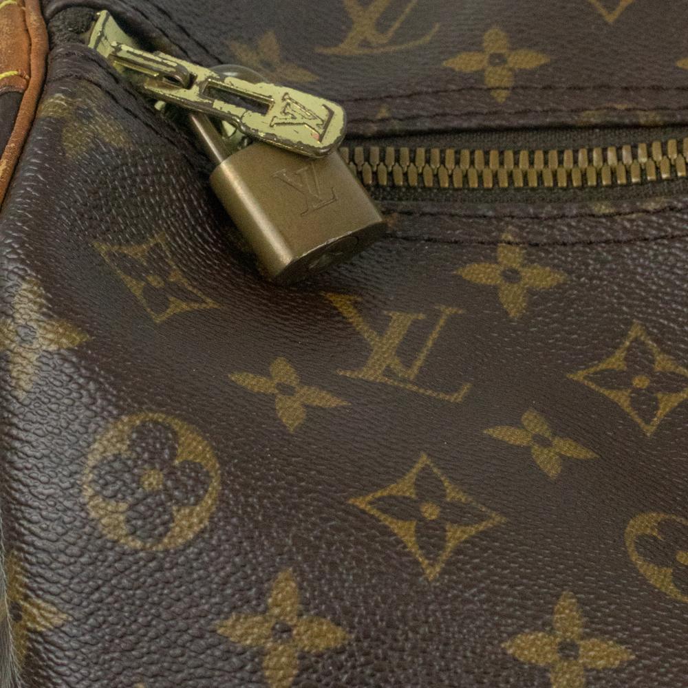 Louis Vuitton, Keepall in brown canvas For Sale 7