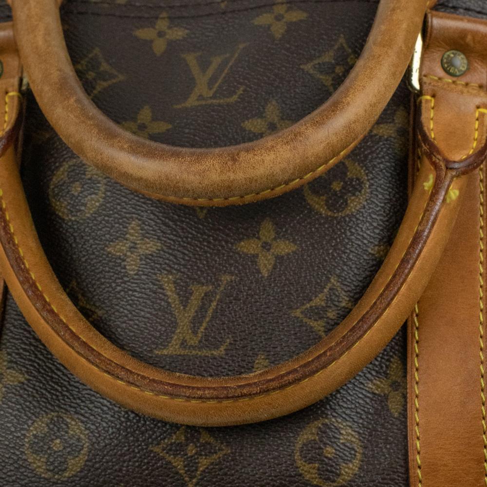 Louis Vuitton, Keepall in brown canvas For Sale 8