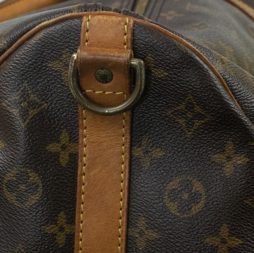 Louis Vuitton, Keepall in brown canvas For Sale 9