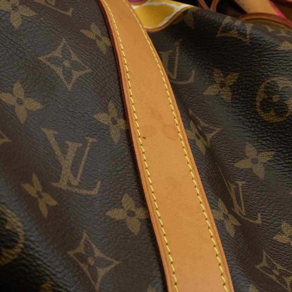 Louis Vuitton, keepall in brown canvas 9