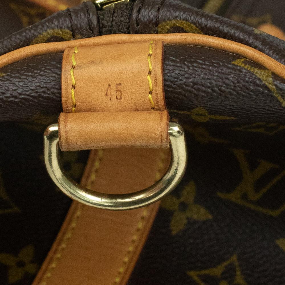 Louis Vuitton, Keepall in brown canvas 12