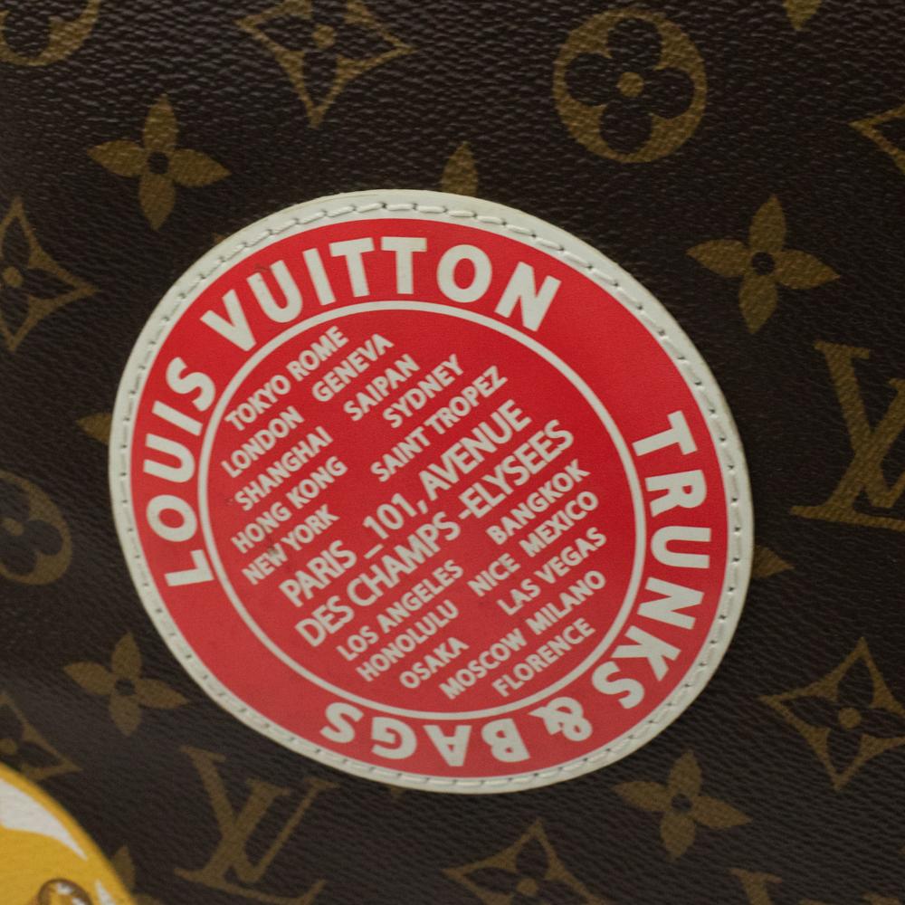 Louis Vuitton, keepall in brown canvas 12