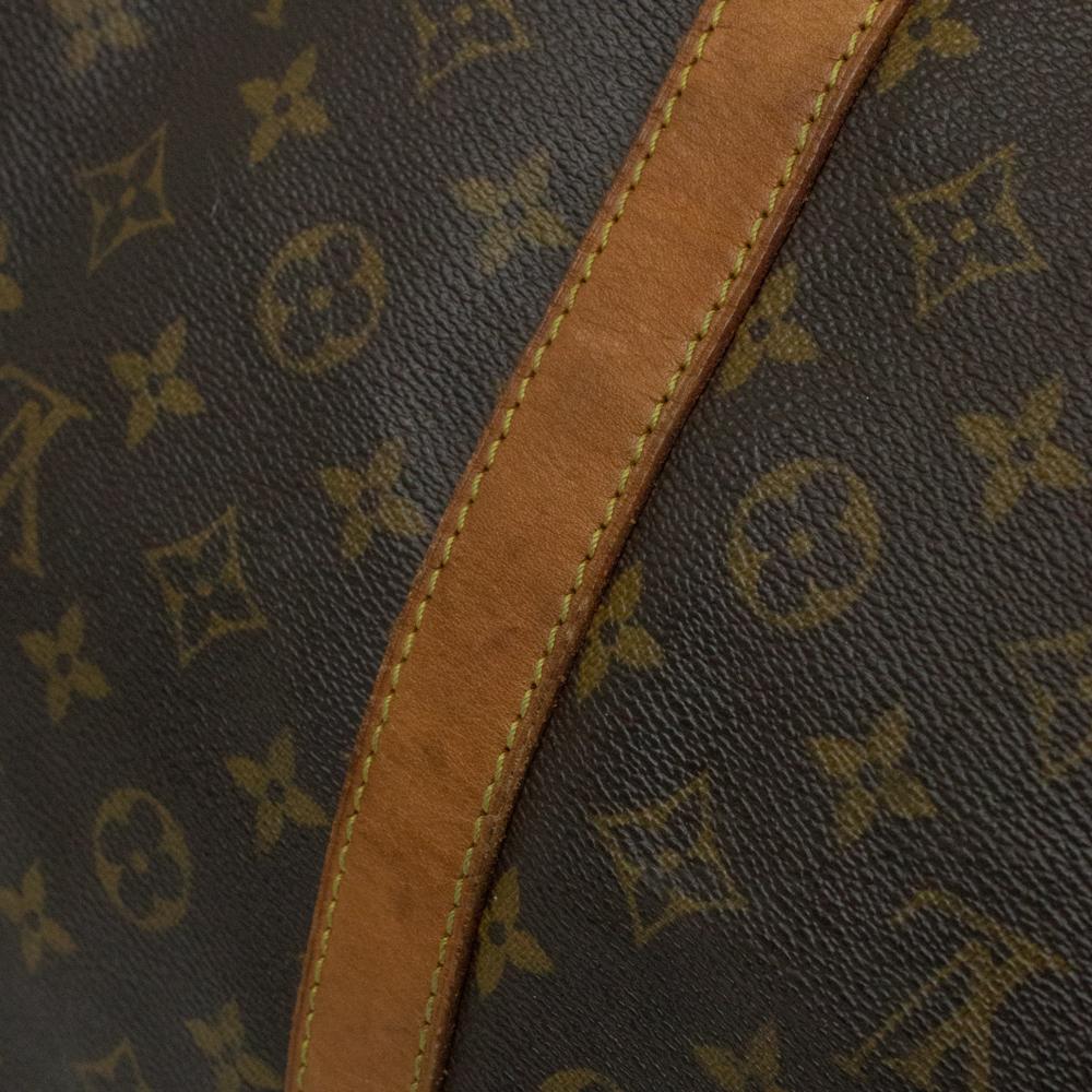 Louis Vuitton, Keepall in brown canvas For Sale 13