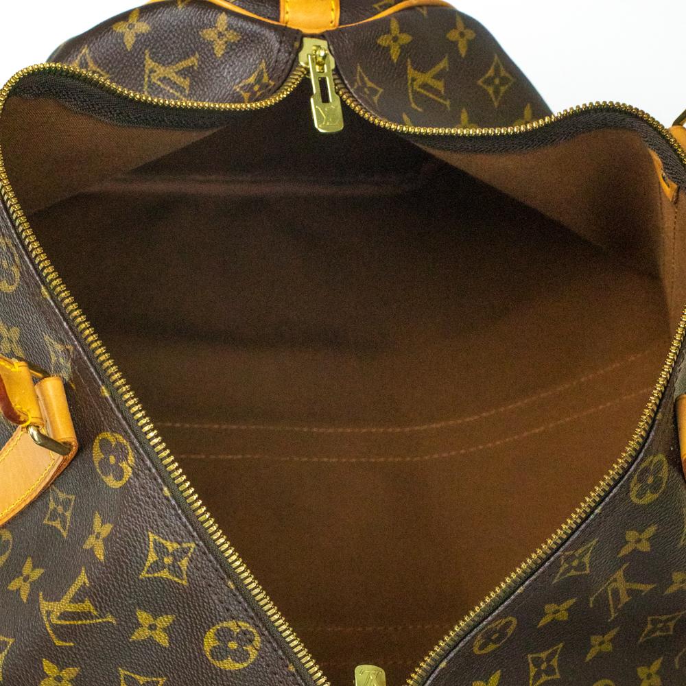 Women's Louis Vuitton, Keepall in brown canvas