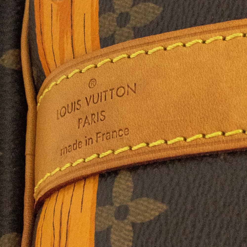 Louis Vuitton, keepall in brown canvas 2