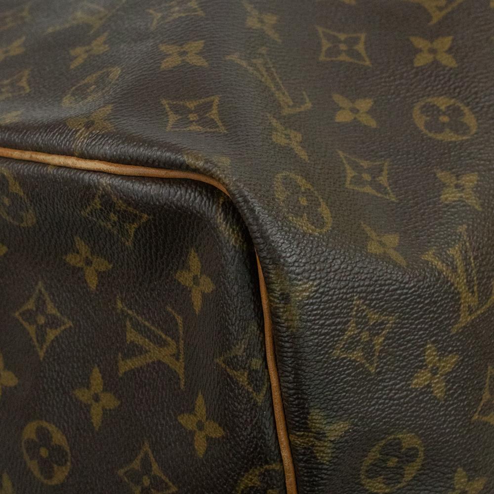 Louis Vuitton, Keepall in brown canvas For Sale 3