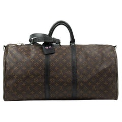 LOUIS VUITTON, Keepall in brown canvas