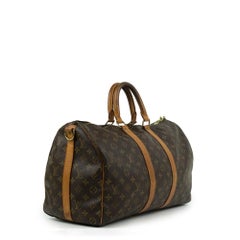 Louis Vuitton, Keepall in brown monogram canvas