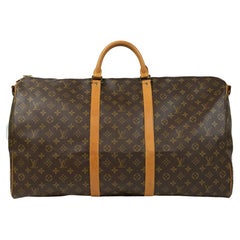 Louis Vuitton, Keepall in brown monogram canvas