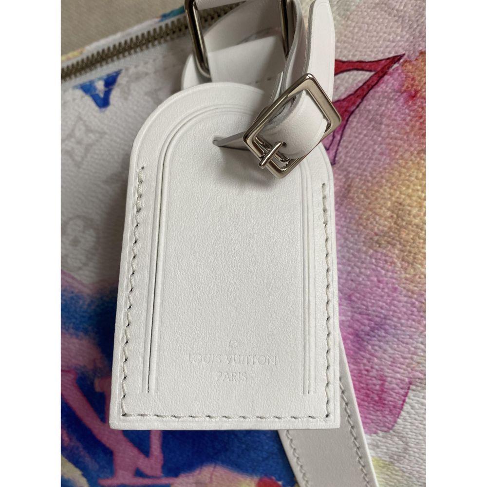 Louis Vuitton, Keepall in white canvas  For Sale 3