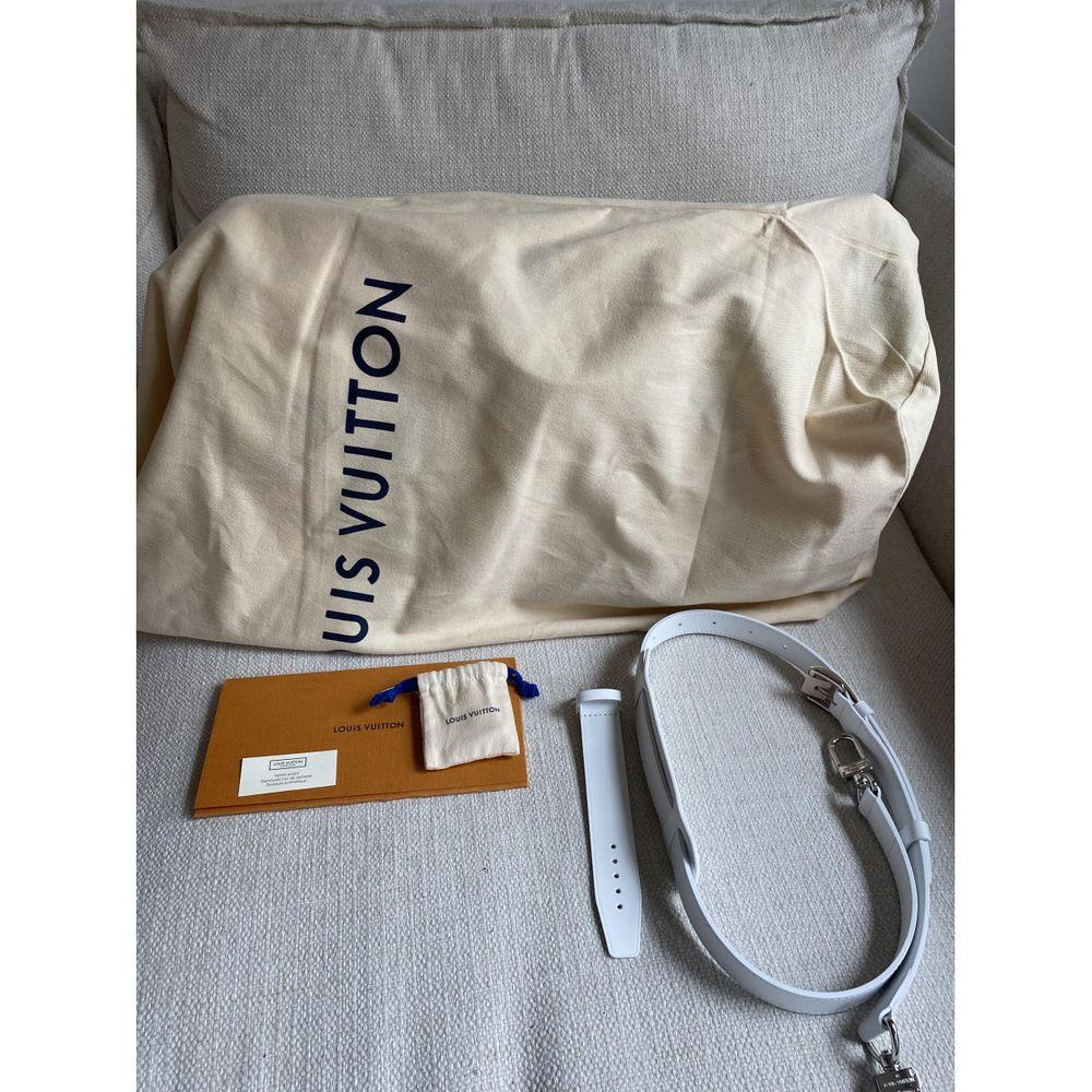 Louis Vuitton, Keepall in white canvas  For Sale 4
