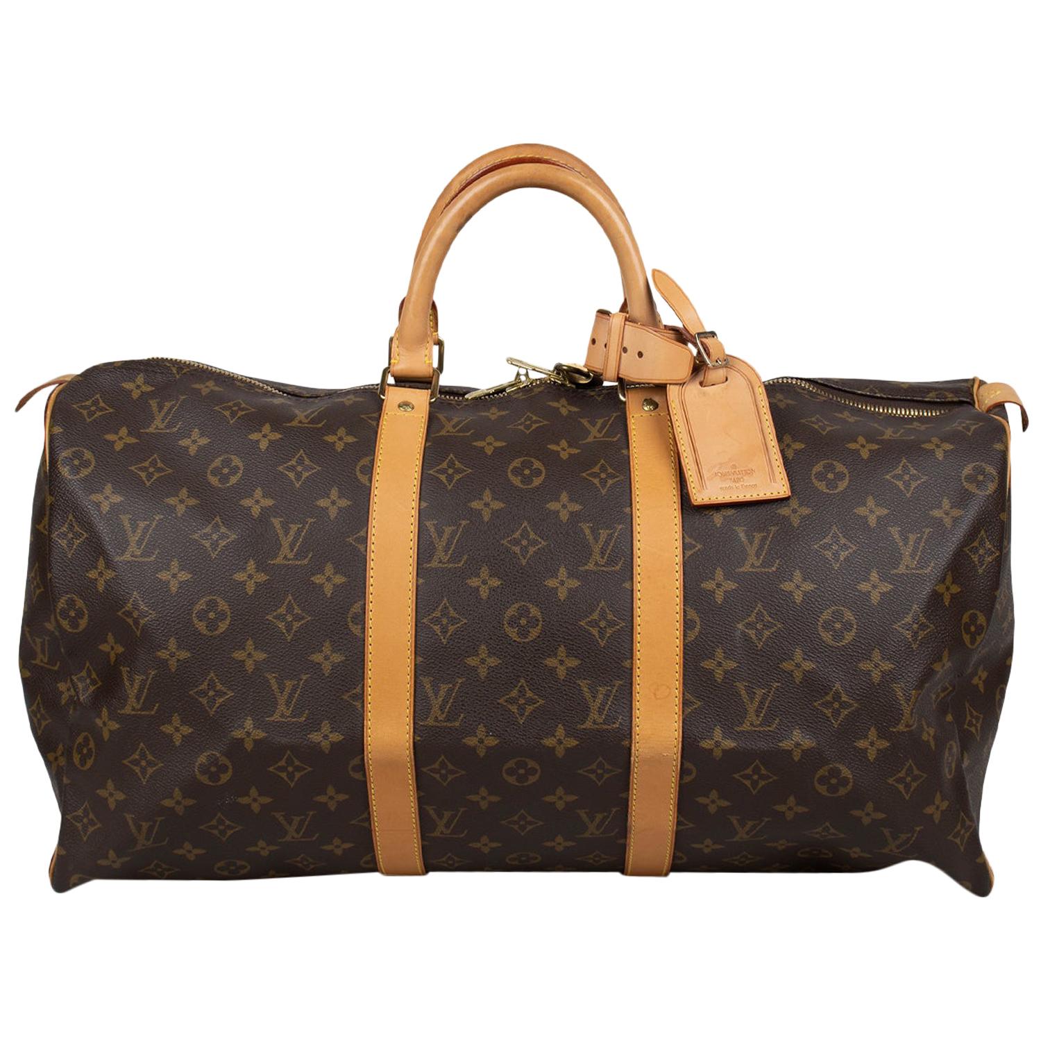 Louis Vuitton Keepall Monogram 50 Bag