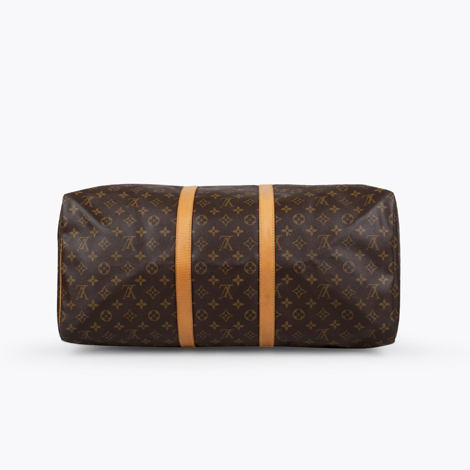 Women's or Men's Louis Vuitton Keepall Monogram 55 Bag For Sale