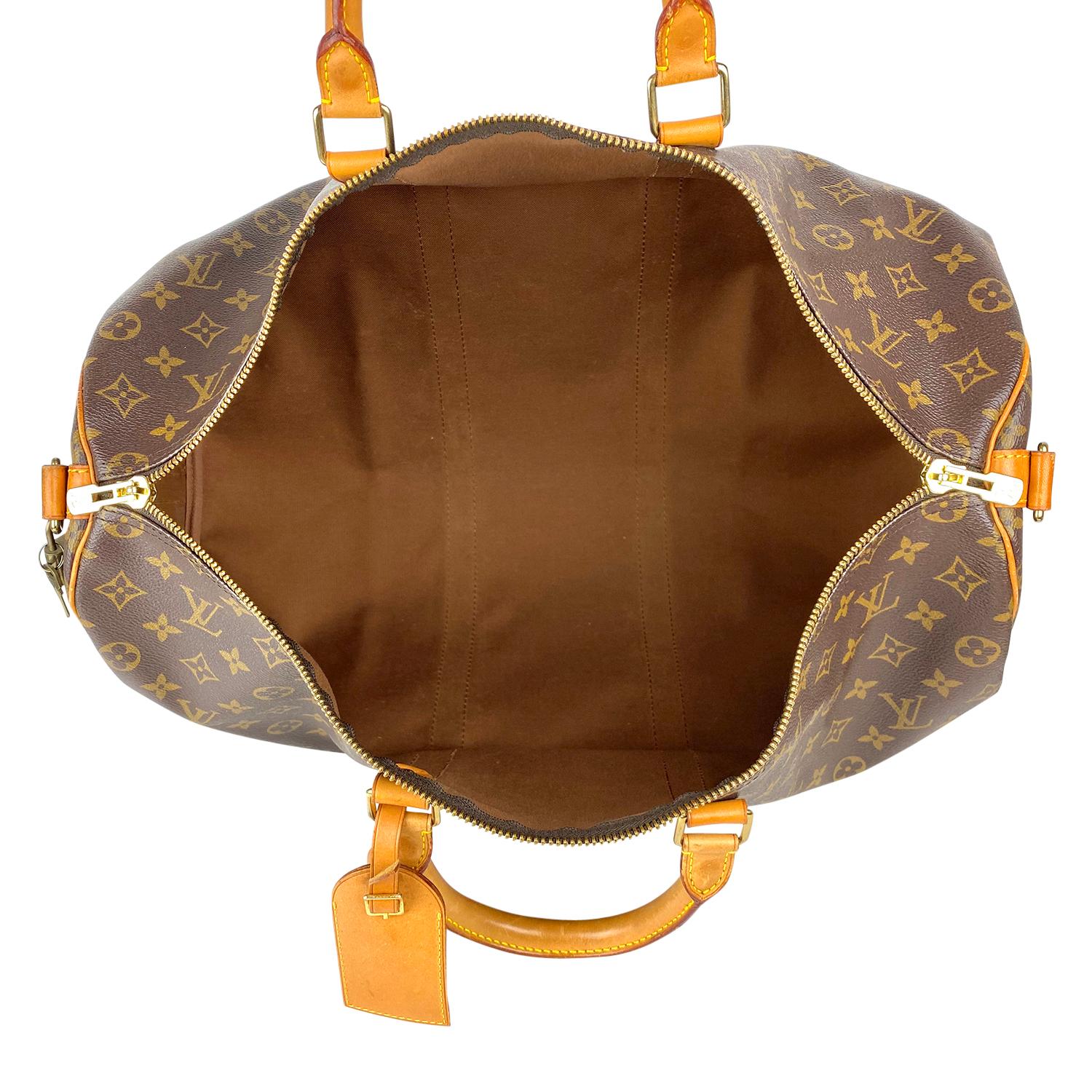 Louis Vuitton Keepall Monogram Bandoulière 50 Weekend Bag 8