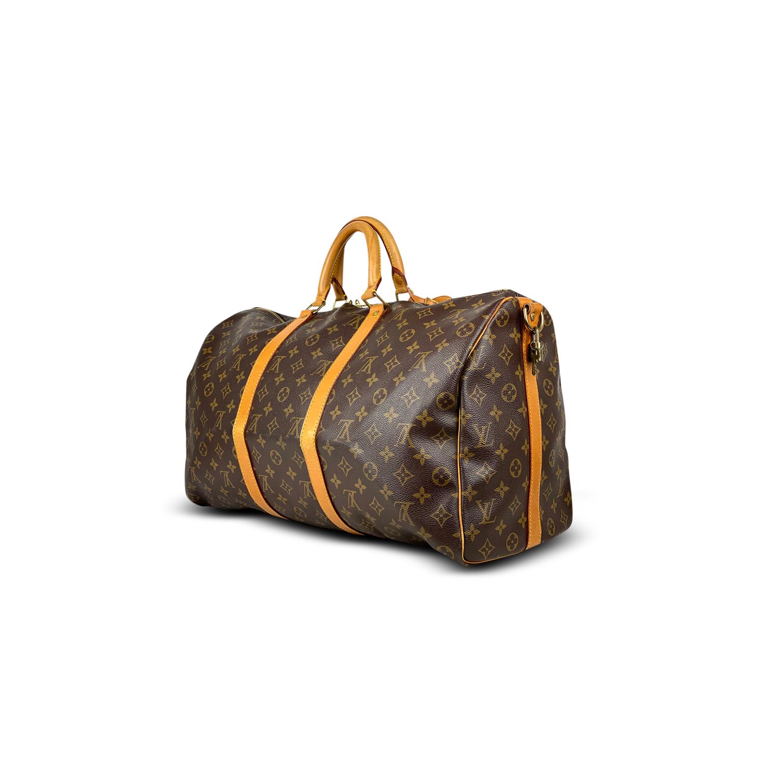 Louis Vuitton Keepall Monogram Bandoulière 50 Weekend Bag In Good Condition In Sundbyberg, SE