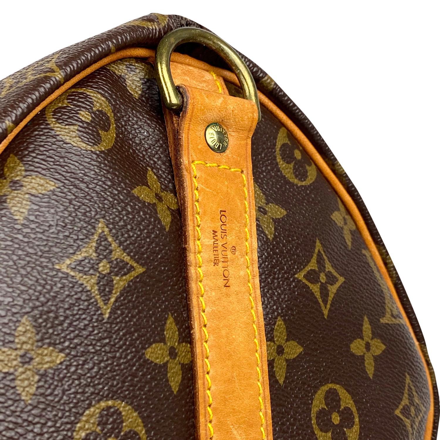 Louis Vuitton Keepall Monogram Brown Bandoulière 50 For Sale 6