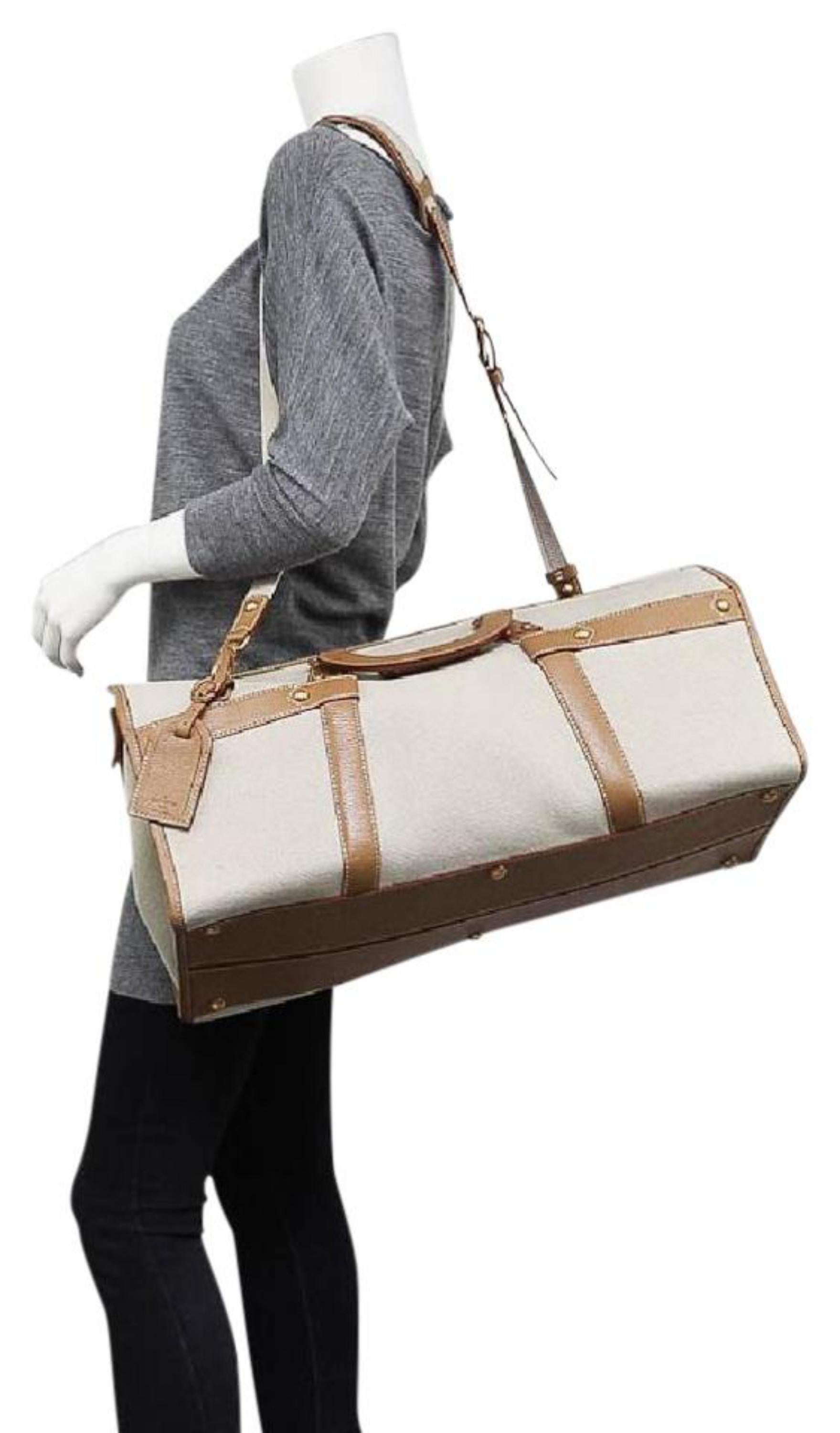 Louis Vuitton Keepall Neverfull Trianon Sac 50 65lva3117 Weekend/TTravel Bag For Sale 5