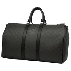 Louis Vuitton Keepall (Rare) Damier Graphite Carbon Fiber Carbone 45 230665