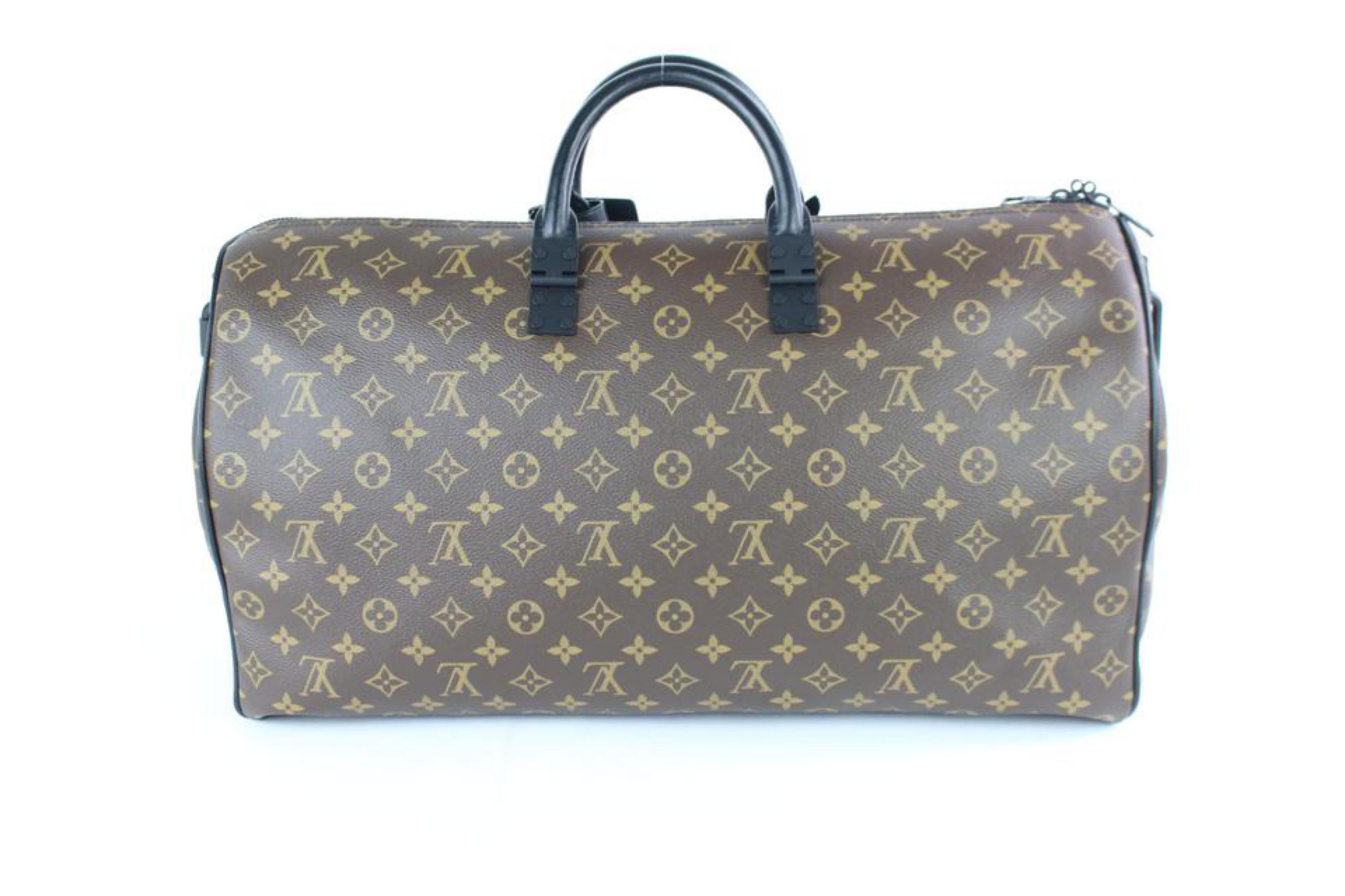 Louis Vuitton Keepall Runway  Ss19 Monogram Chain 50 3lz0114  Travel Bag For Sale 4