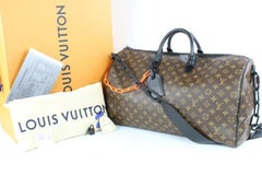 Louis Vuitton Keepall Runway  Ss19 Monogram Chain 50 3lz0114  Travel Bag