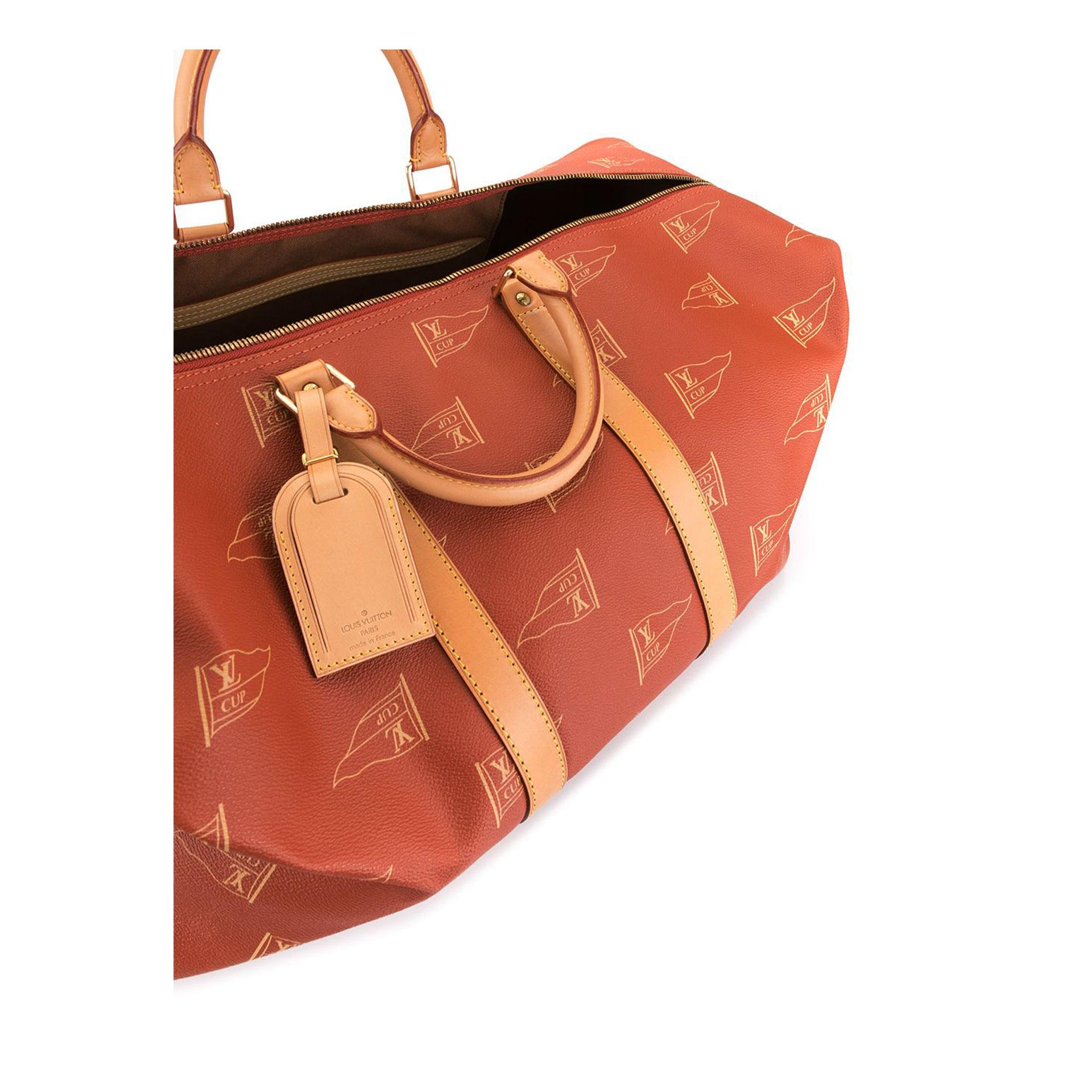 Women's or Men's Louis Vuitton Keepall Sailing Boating Duffel Rare Limited Edition Travel Bag For Sale