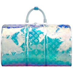 Vintage Louis Vuitton Keepall Ss19  Hologram Prism 50 Bandouliere 870370 Travel Bag
