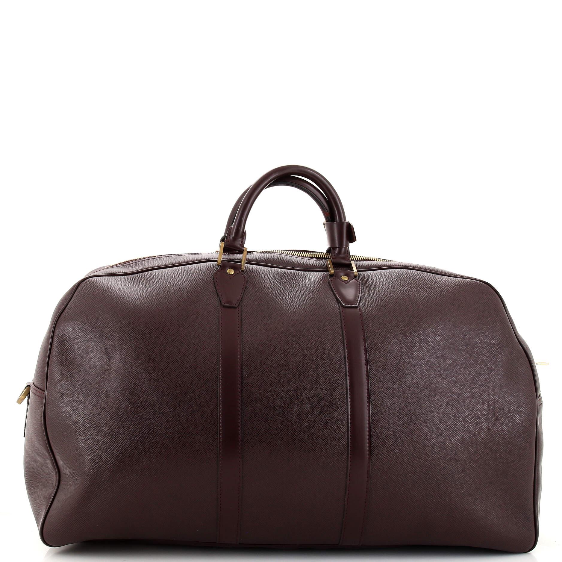 Black Louis Vuitton Kendall Handbag Taiga Leather GM
