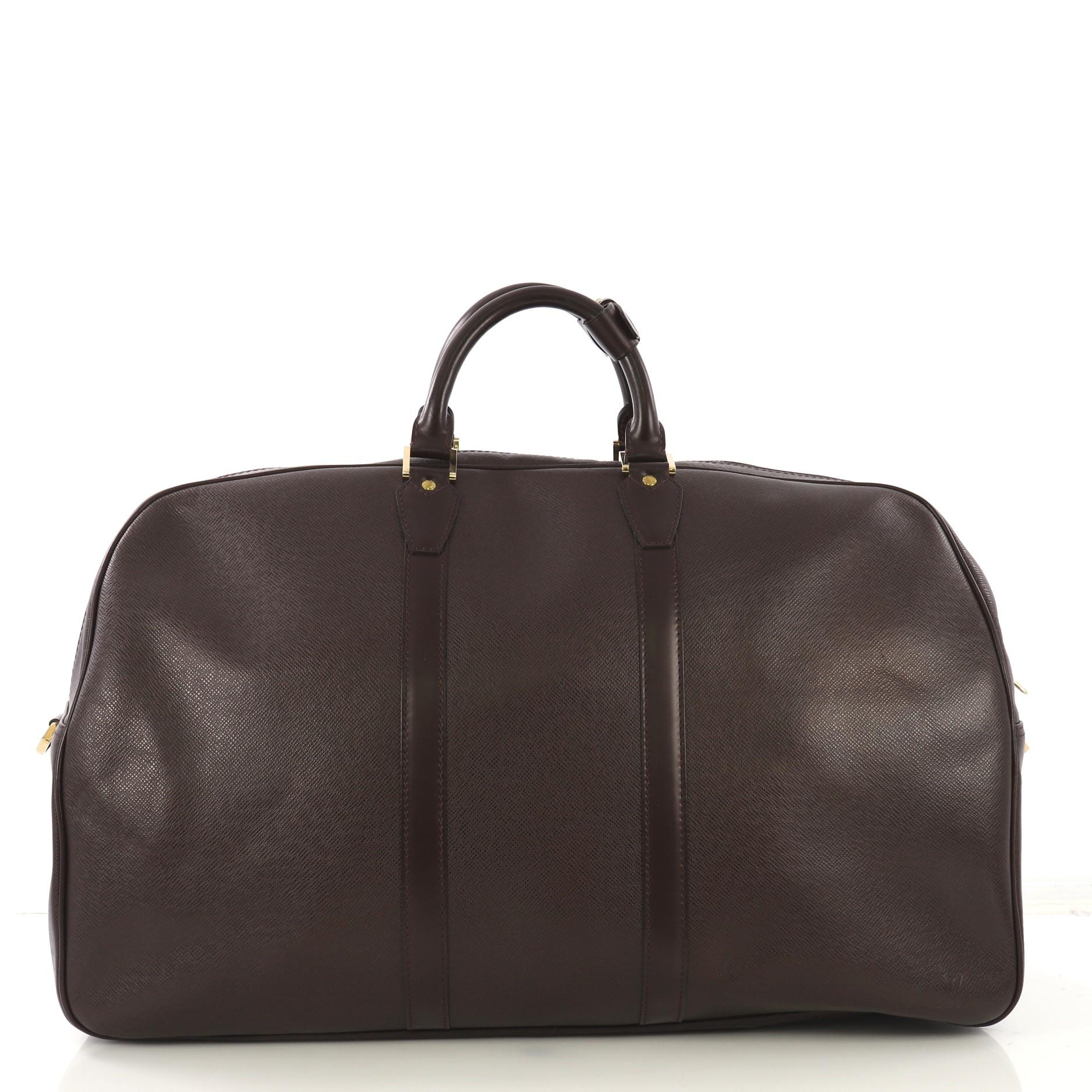 Black Louis Vuitton Kendall Handbag Taiga Leather GM
