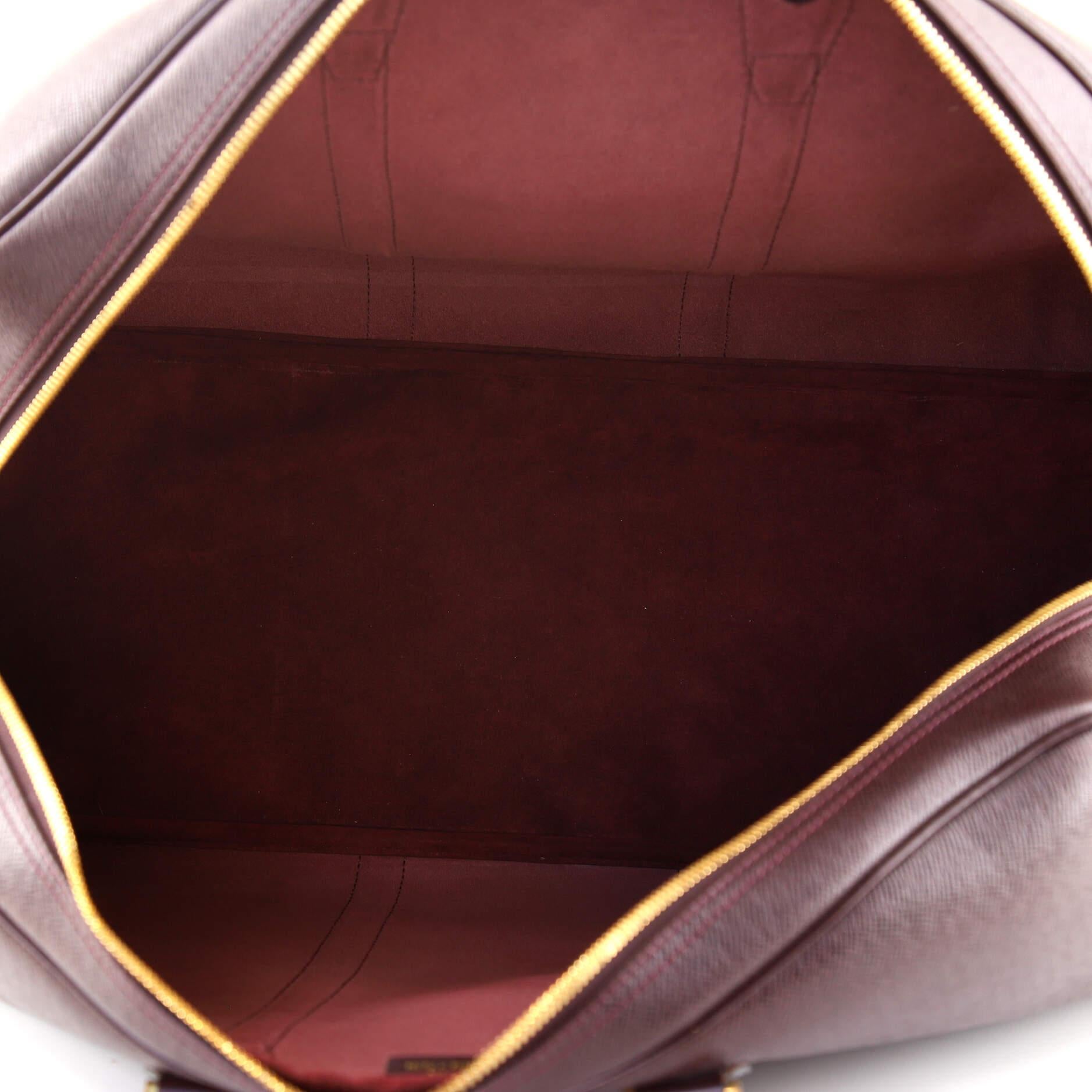 Women's or Men's Louis Vuitton Kendall Handbag Taiga Leather GM