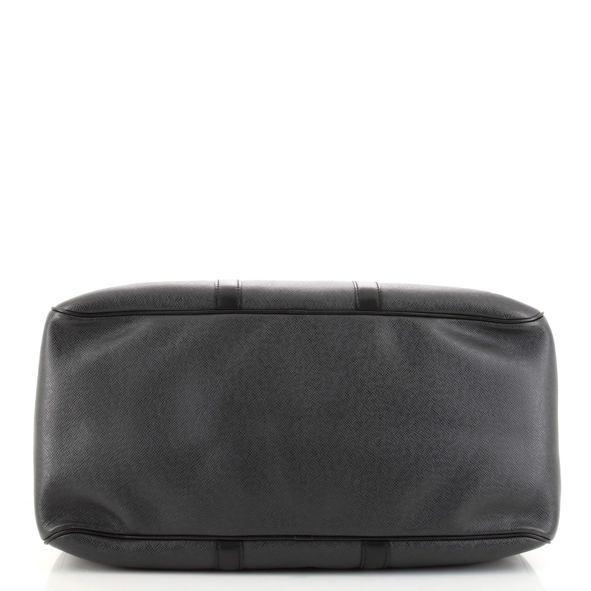 Black Louis Vuitton Kendall Handbag Taiga Leather PM