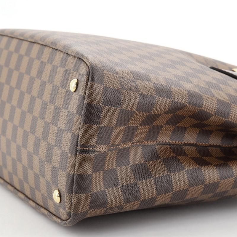 Gray Louis Vuitton Kensington Handbag Damier